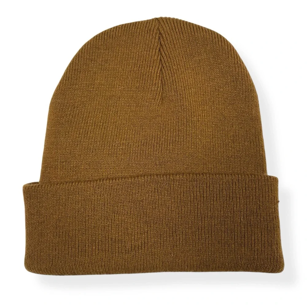 Carhartt Men's Brown Knit Cuffed Beanie One Size USA Work‎